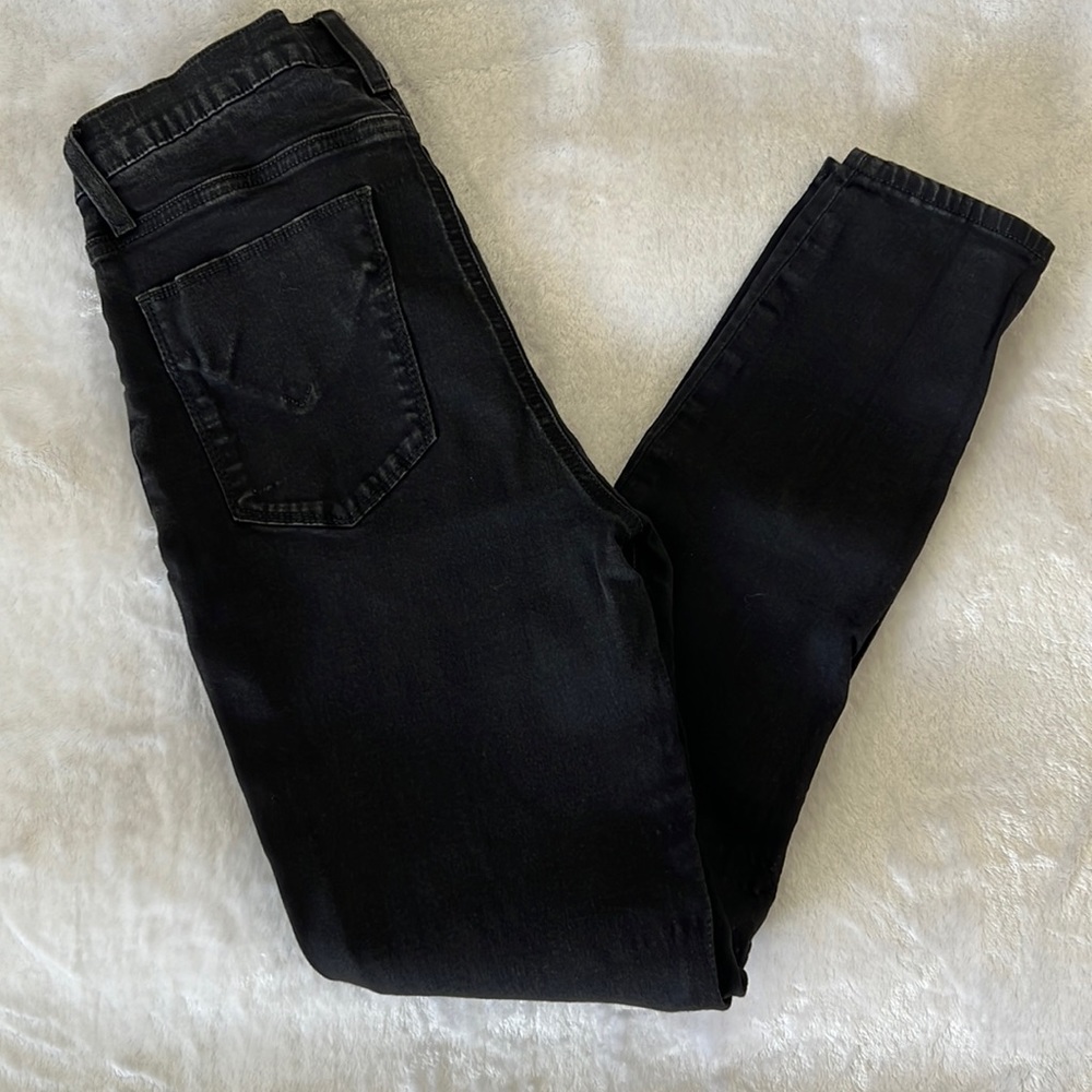 Hudson Midrise Ankle Natalie Black Jeans Size 31
